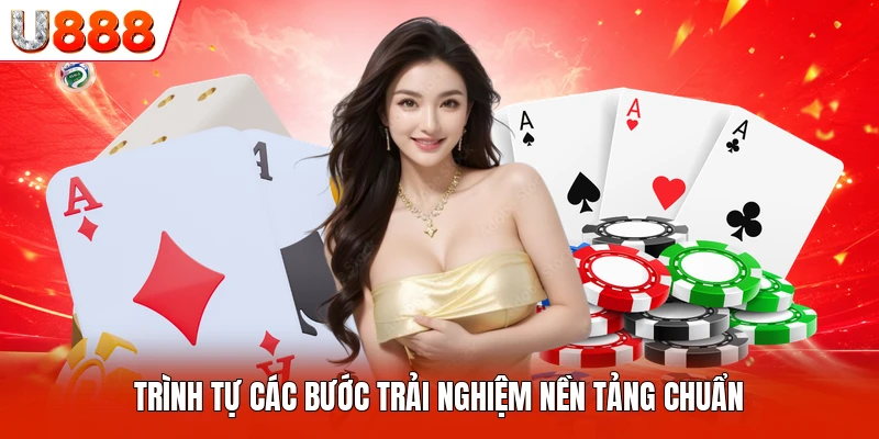 Trình tự các bước trải nghiệm nền tảng chuẩn